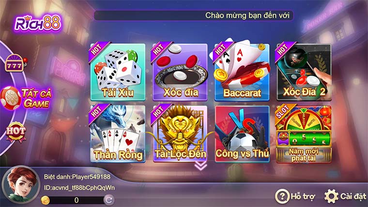 Rich88 Poker tại TF88